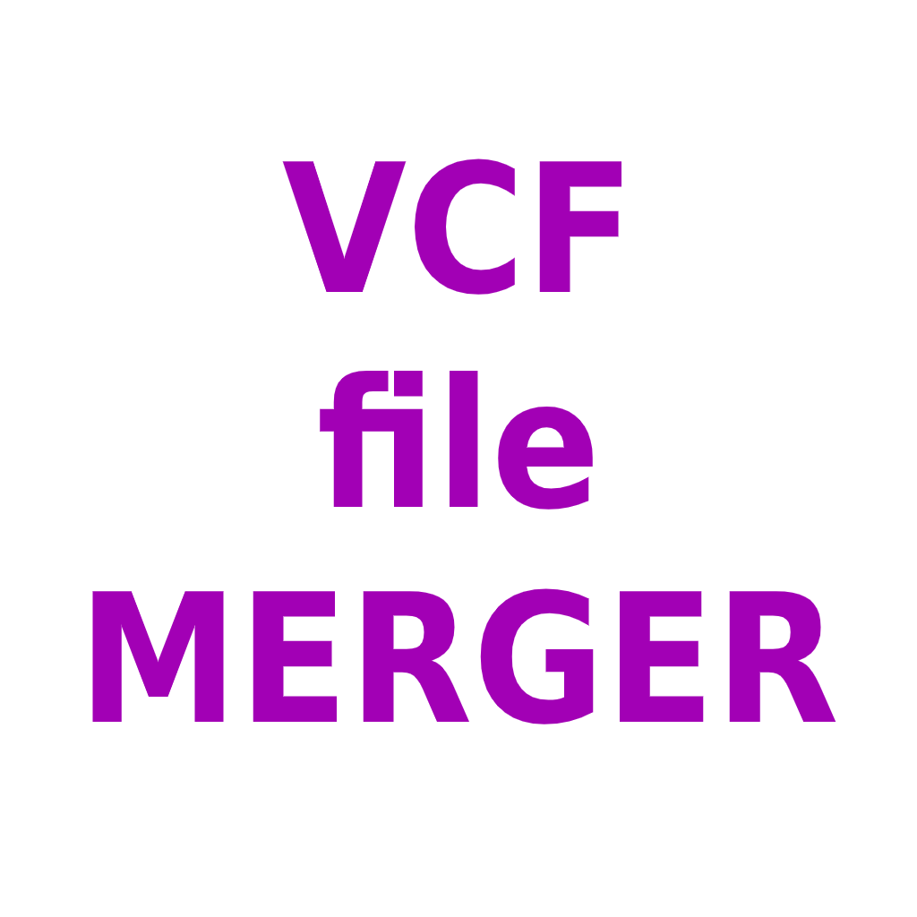 vcf-file-merger.com Webapp by Florian Chrometz Logo